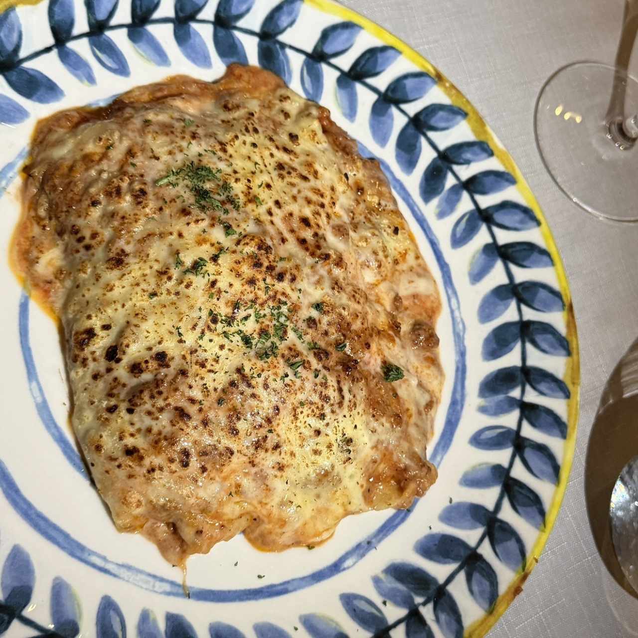 Lasaña de pollo 