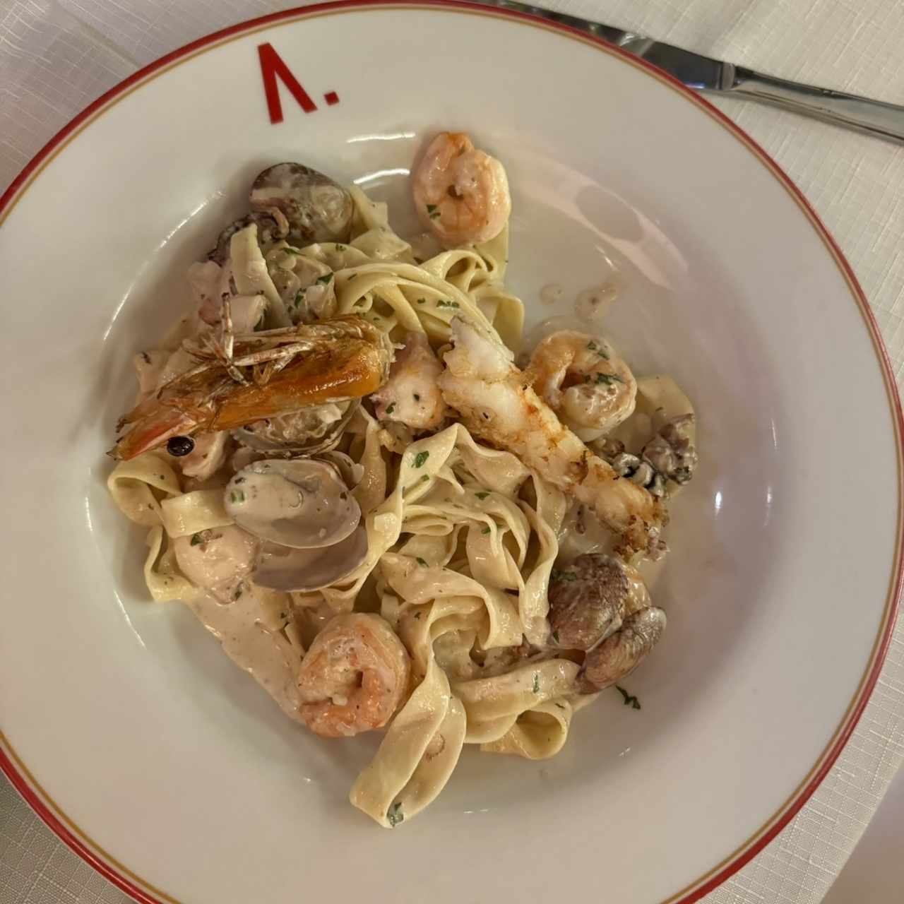 Fetuccini fruti di mare