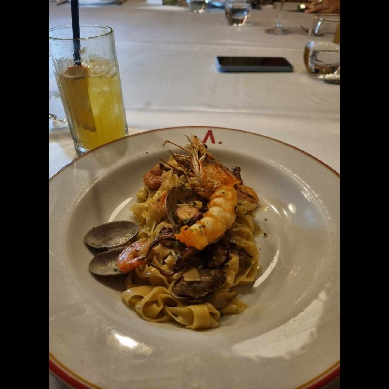 pasta a la fruti di mare