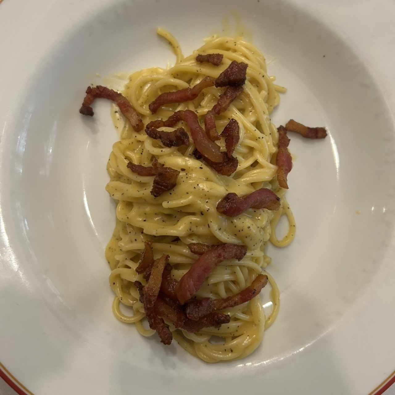 Spaghetti a la Carbonara 