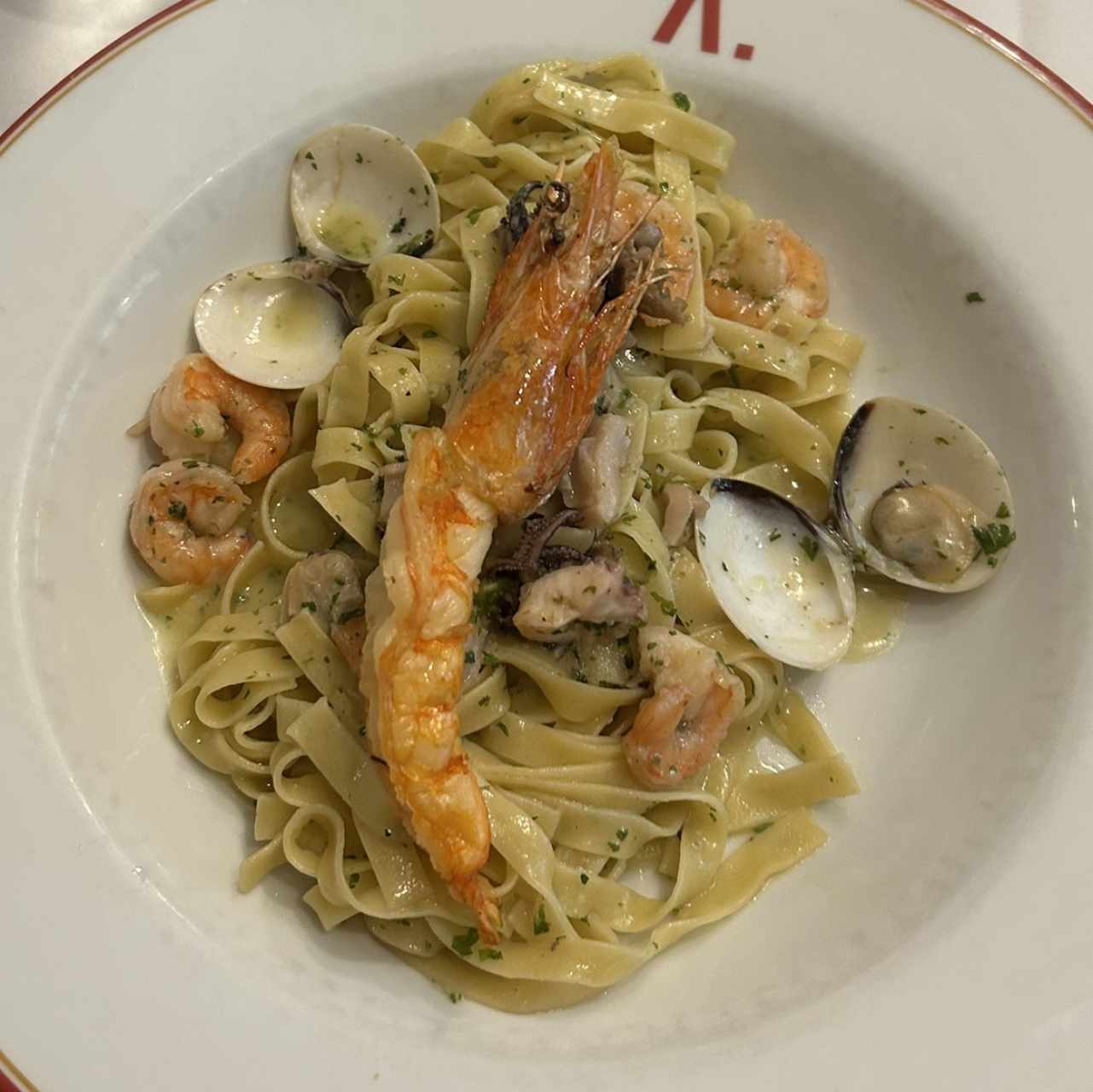 Fettuccine frutti di mare 