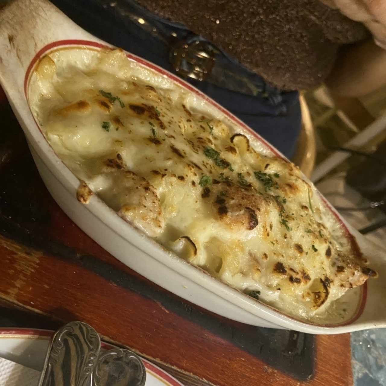Pasta Alfredo con pollo