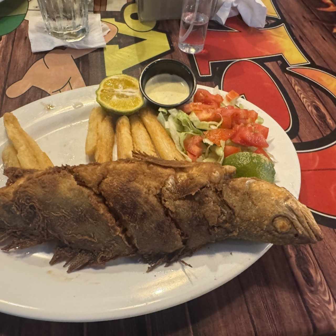 Pescado frito 
