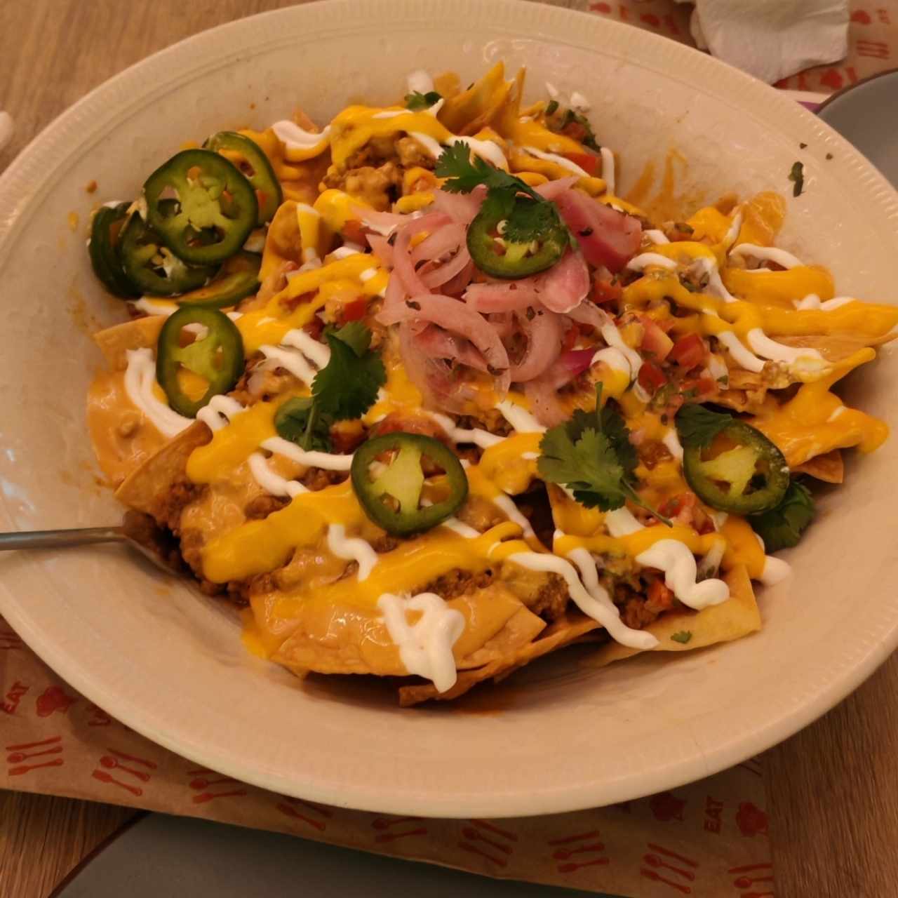 Nachos de estación de combustible
