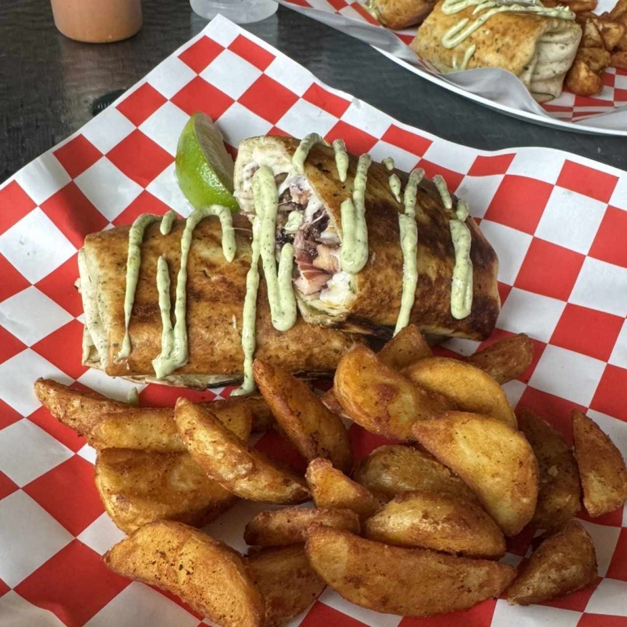 Wrap de pulpo