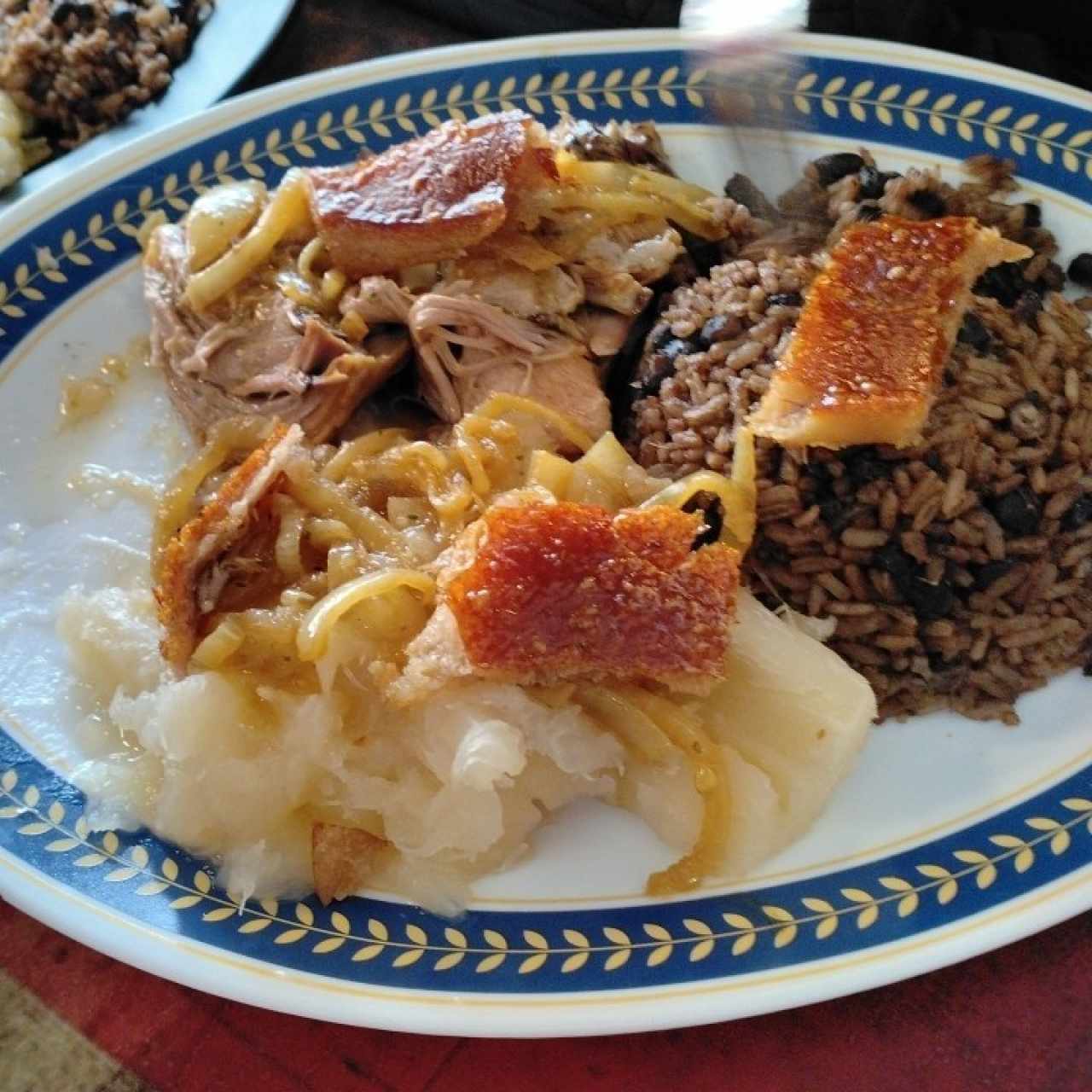 Arroz congri con puerco