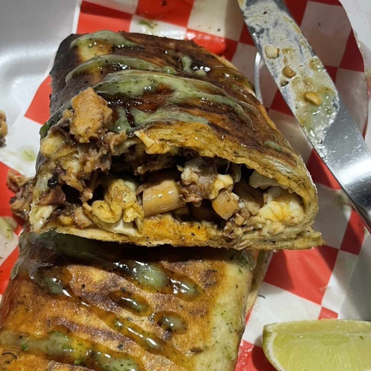 Wrap de pulpo