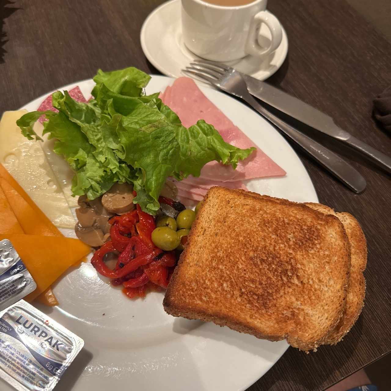 Desayuno bufet 