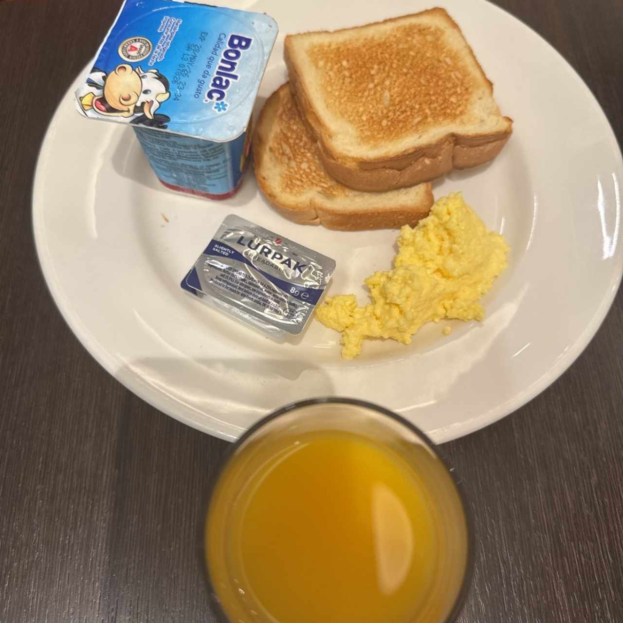 Desayuno bufet 