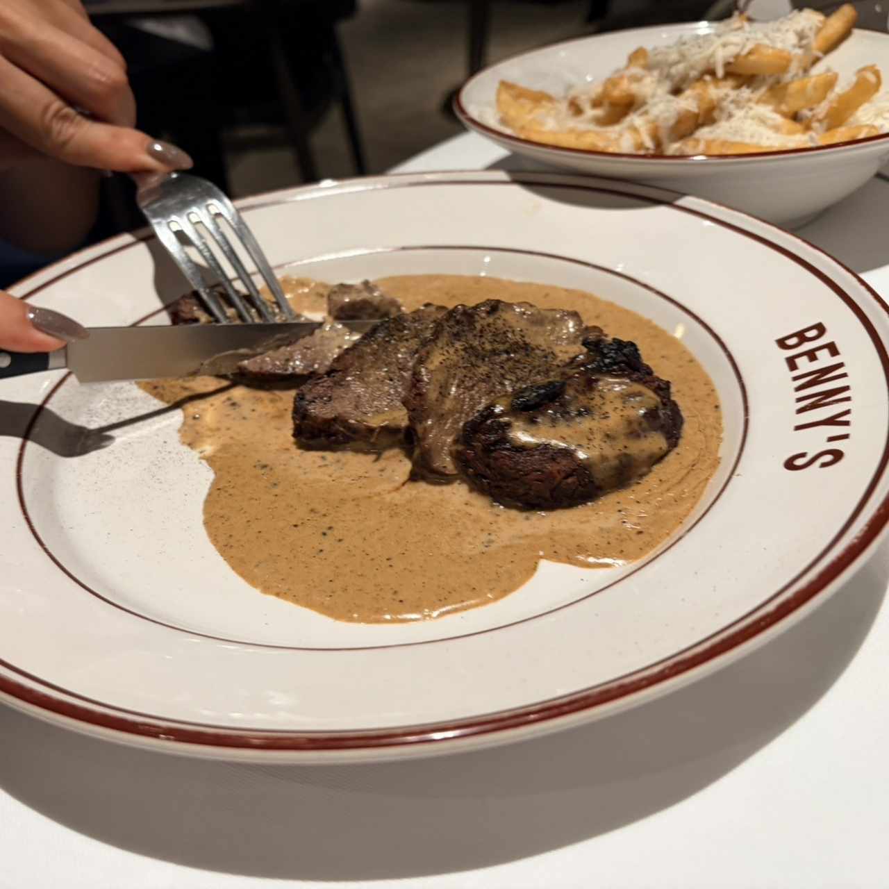 Filete a la pimienta