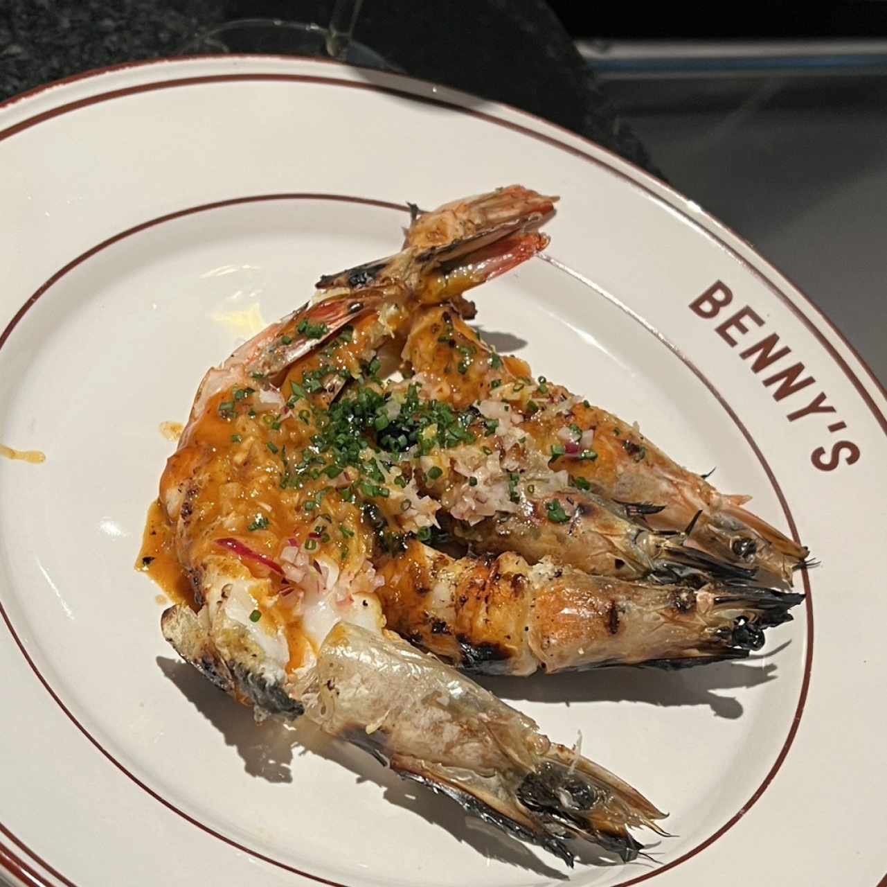 Langostinos a la plancha 