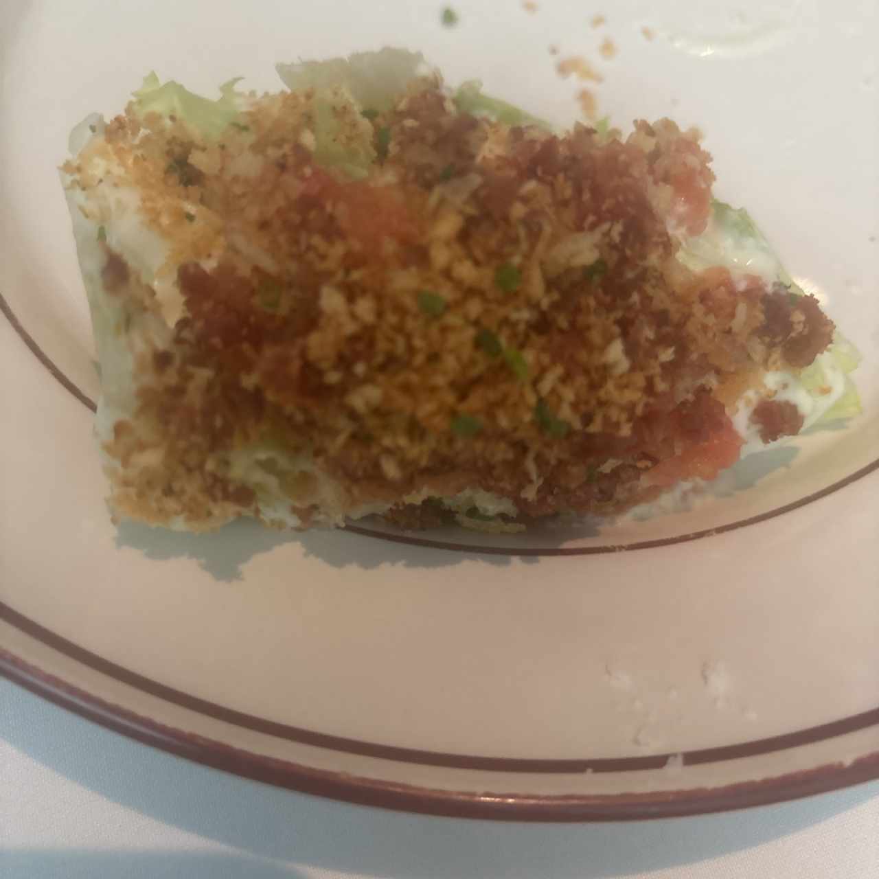 Wedge salad