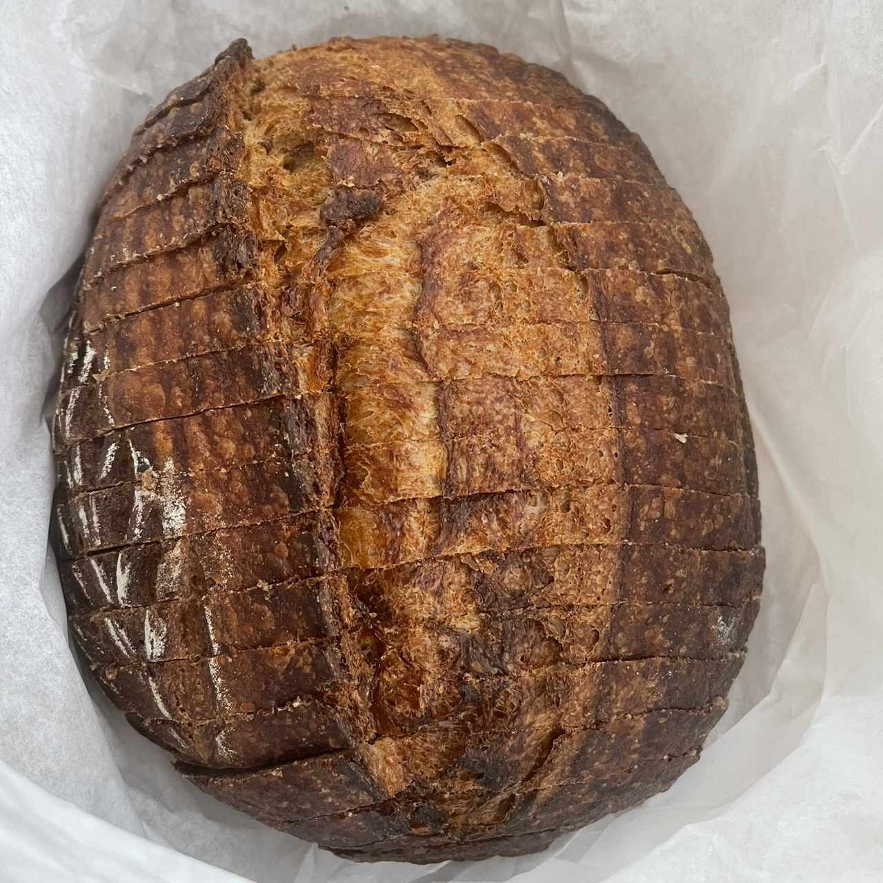 Pan integral de masa madre