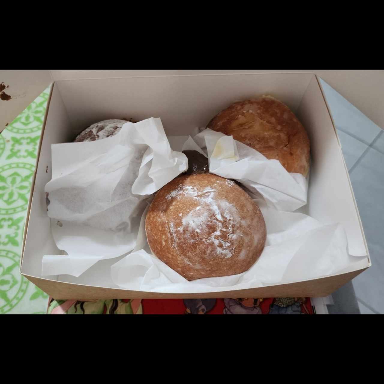 dulce rellenos de nutella y crema pastelera