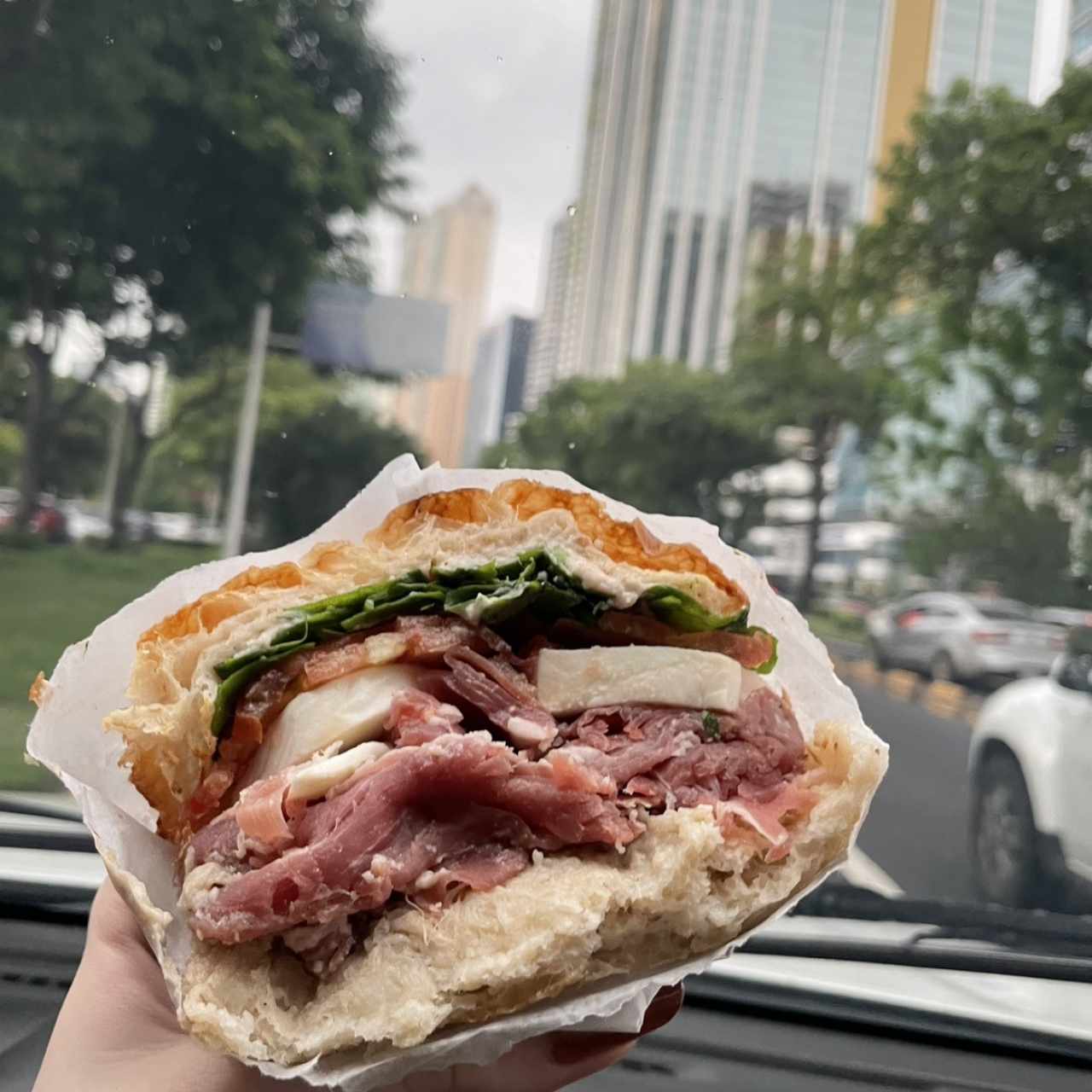 Focaccia de Jamon Serrano