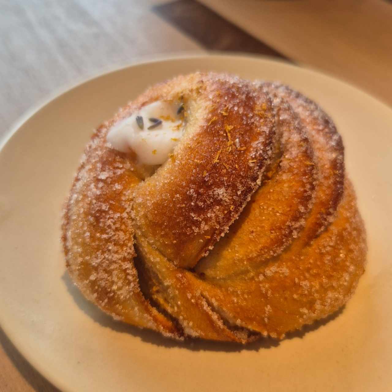 Postre Lavanda con toque de limón 🍋 