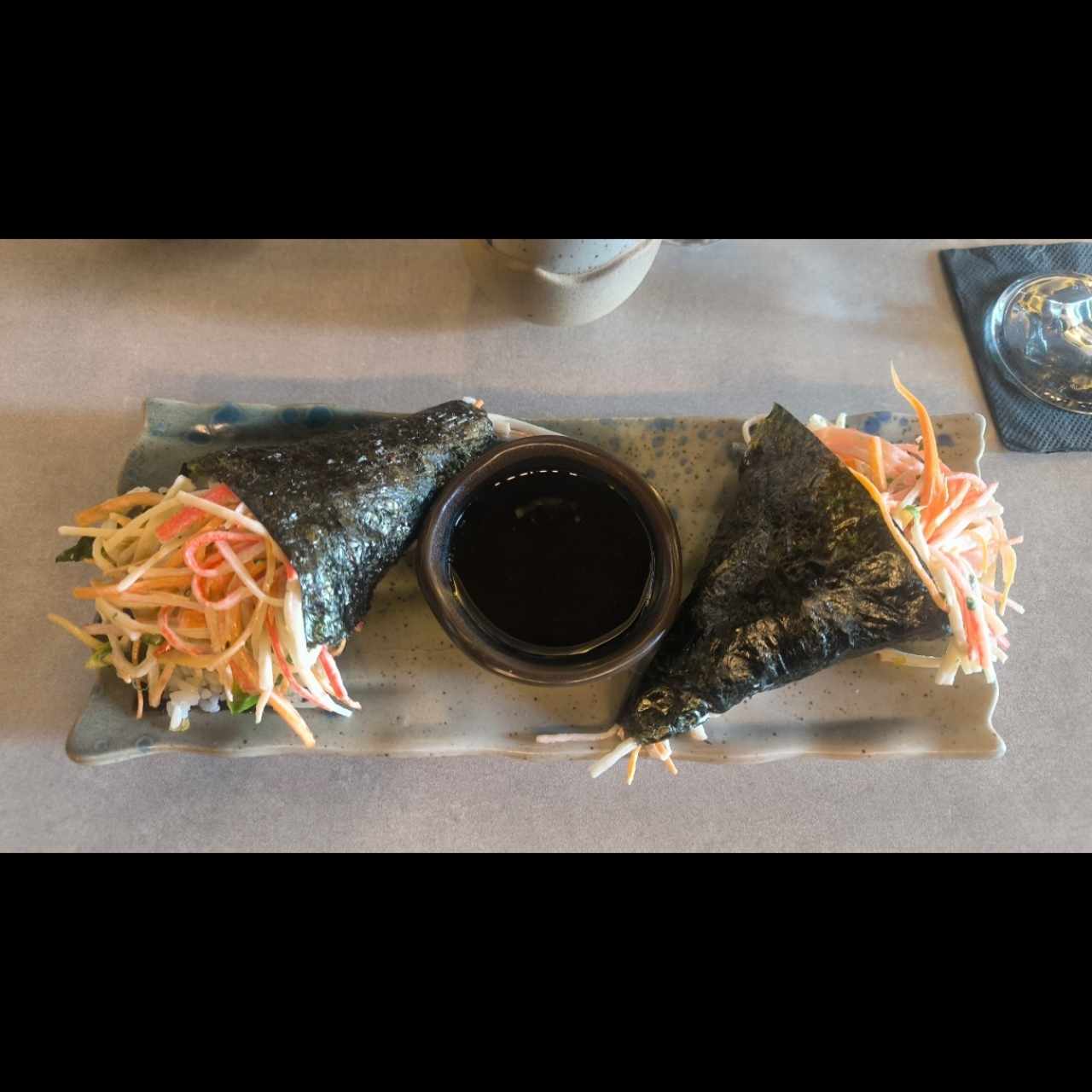 Crispy Tani Temaki