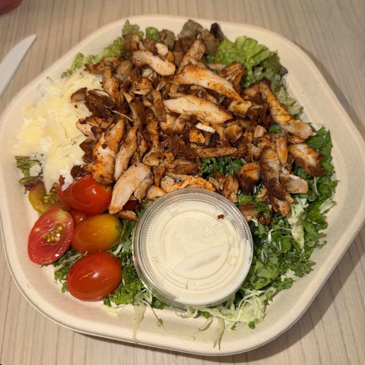Sassy caesar pollo spiced