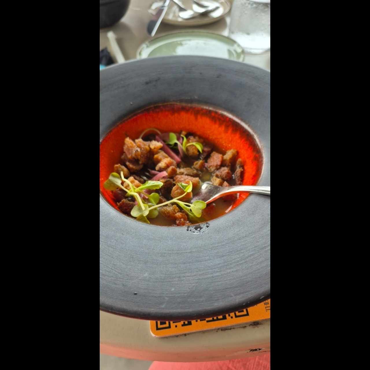 Ceviche de porkbelly