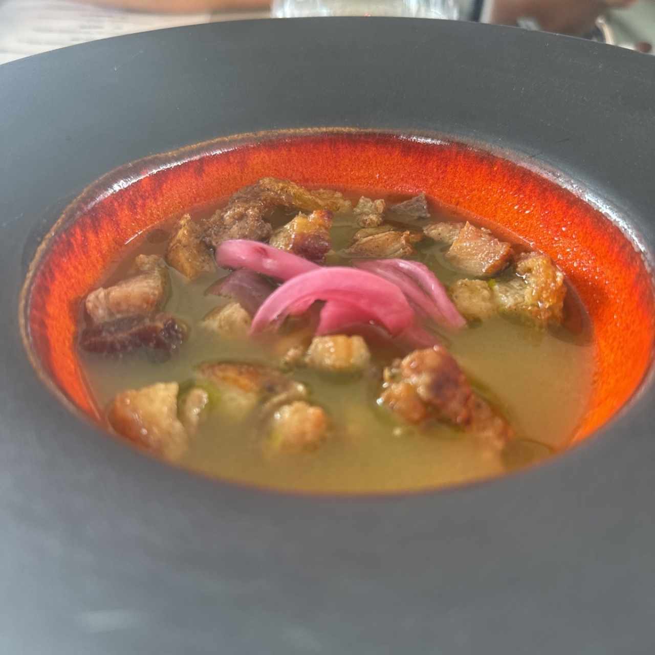Porkbelly ceviche