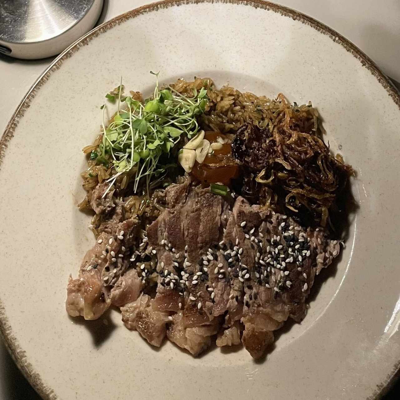 Ribeye wild rice 