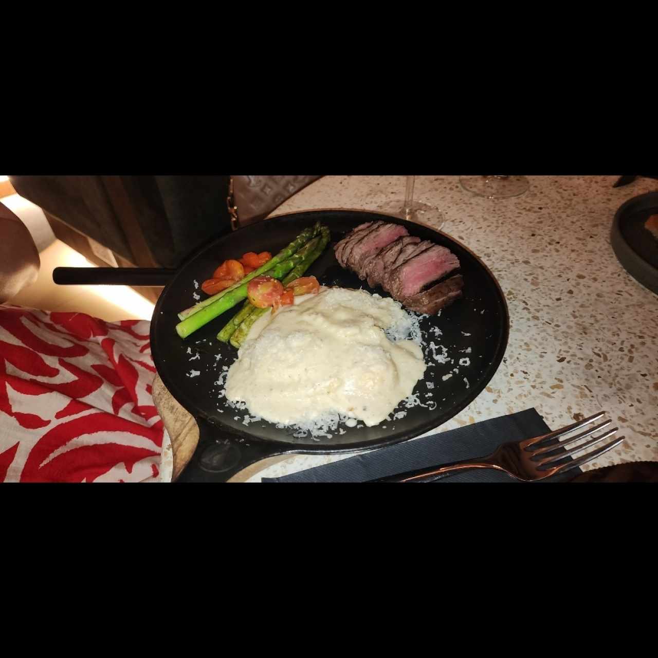 raviolis con solomillo