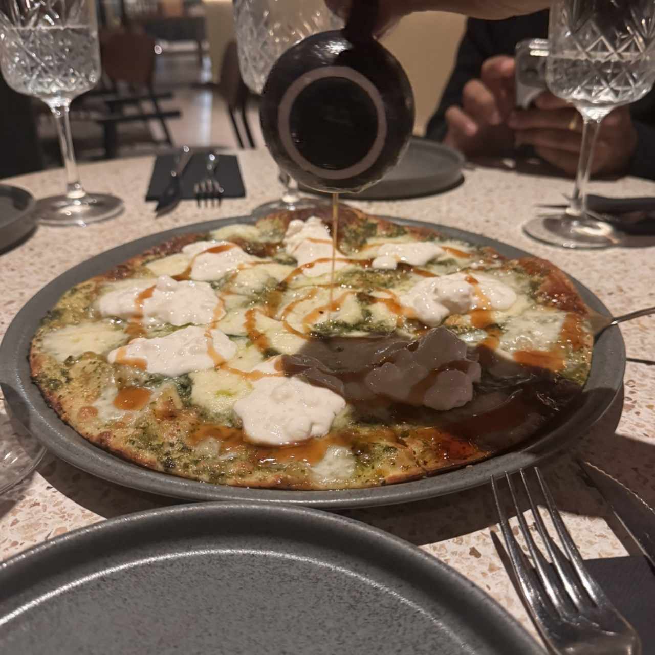 PIZZE - STRACCIATELLA Y MIEL