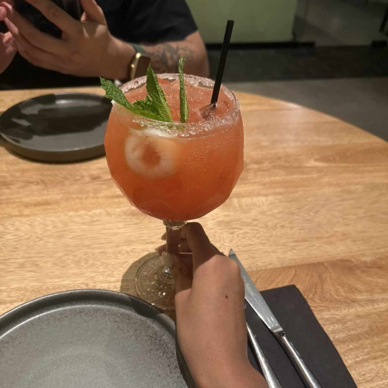 Mocktail de Fresas y Lychee