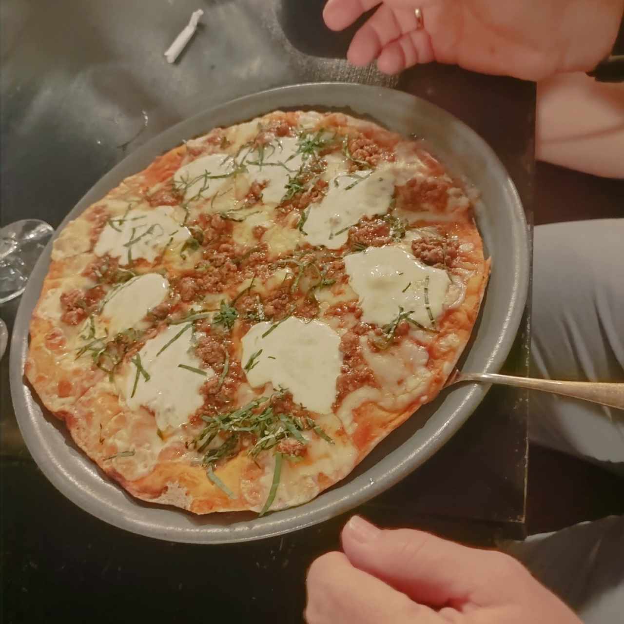 Pizza Bolognesa Stracciatella