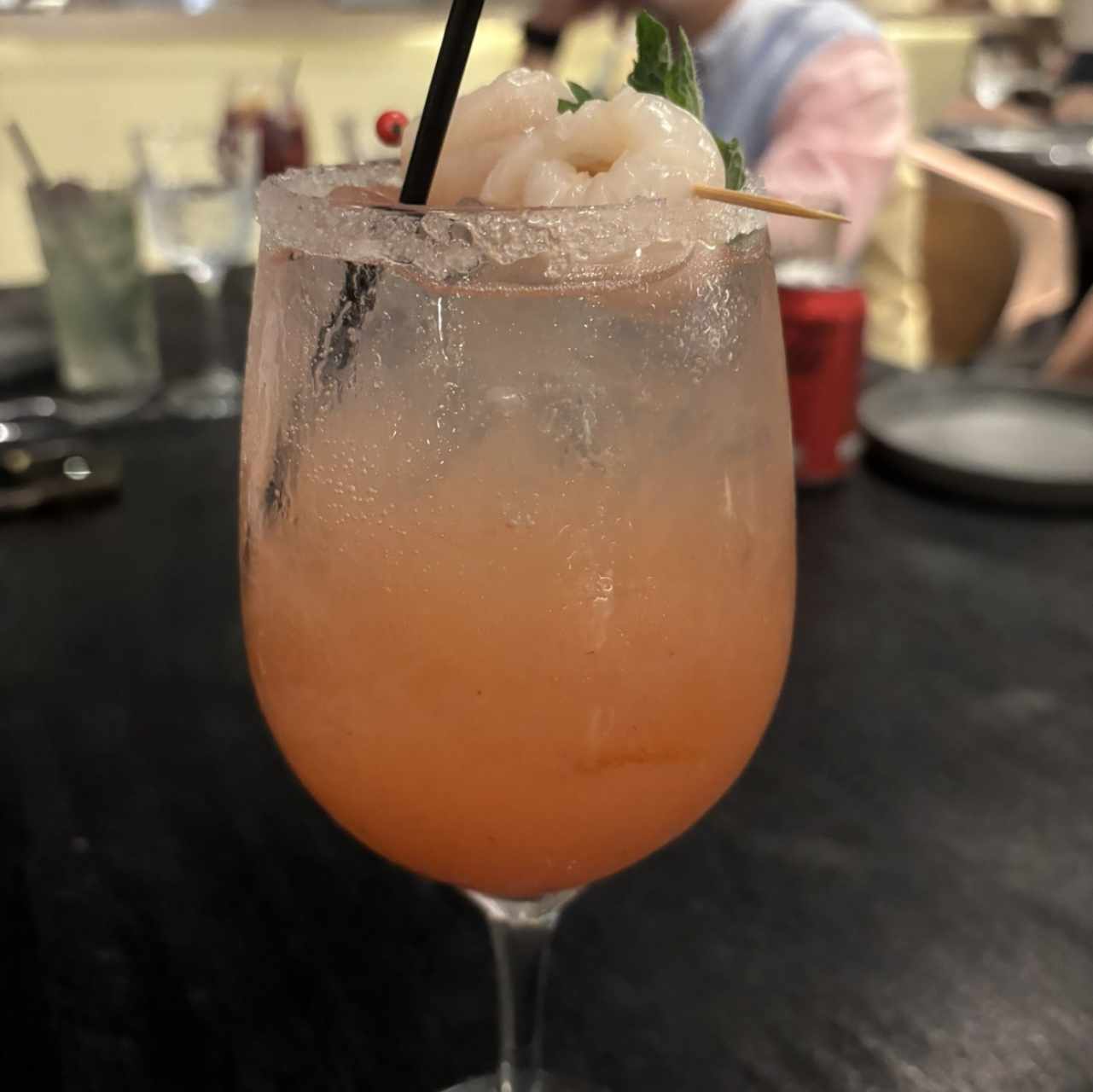 Fresa y lychee - mocktail