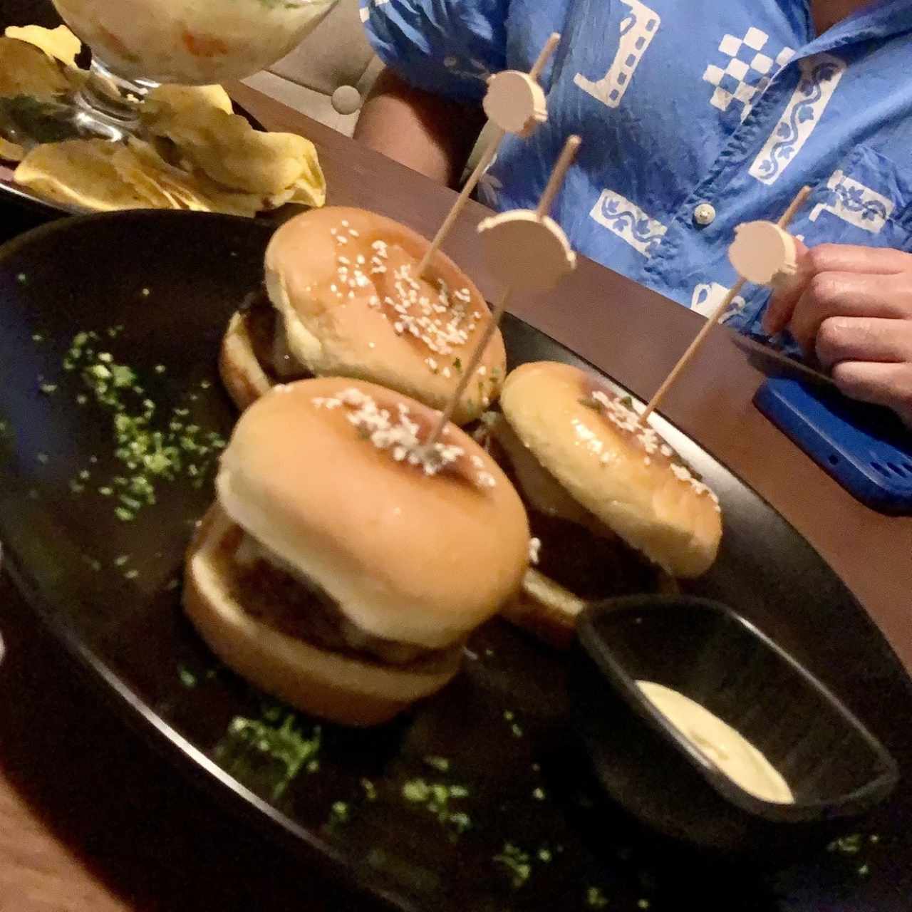 Trio de Mini Hamburguesas