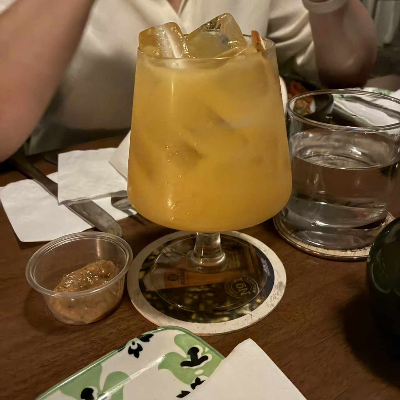 Maracuyá con leche de coco