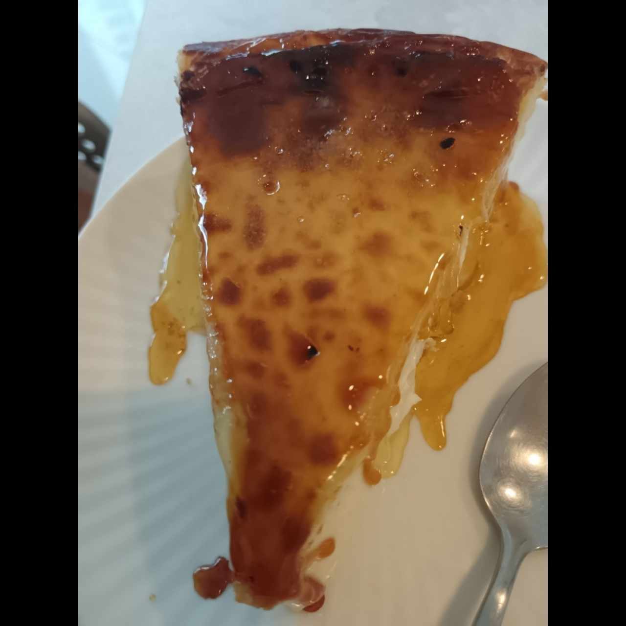 Tarta vasca creme brulee 