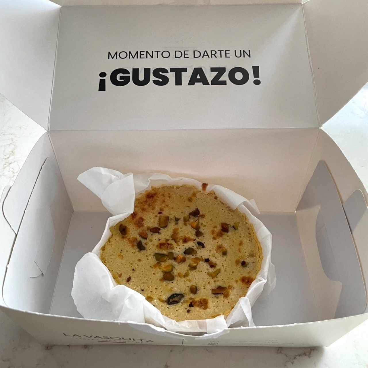 Torta Vasca de Pistacho