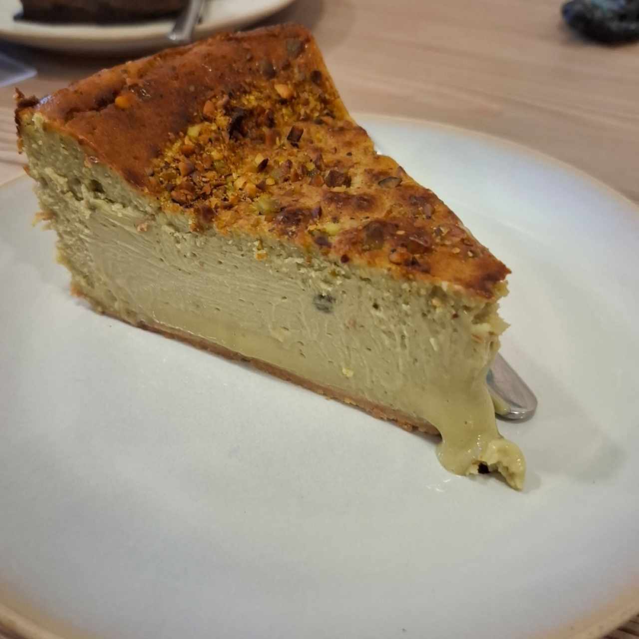 Tarta porción pistacho 