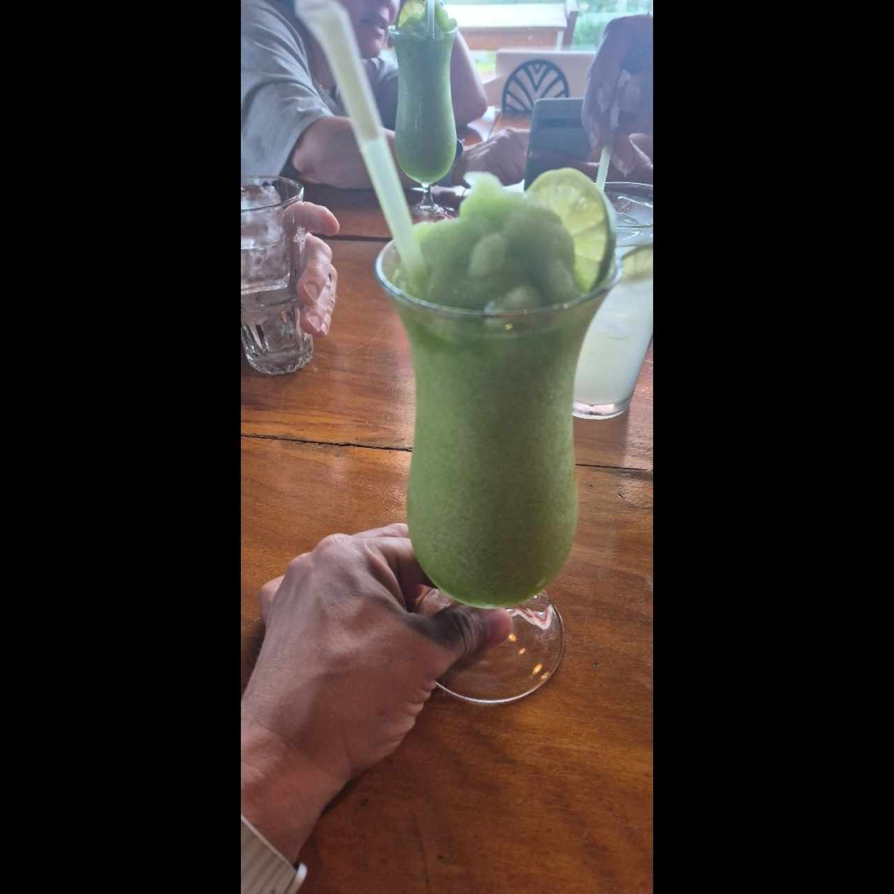 limonada con hierba buena 