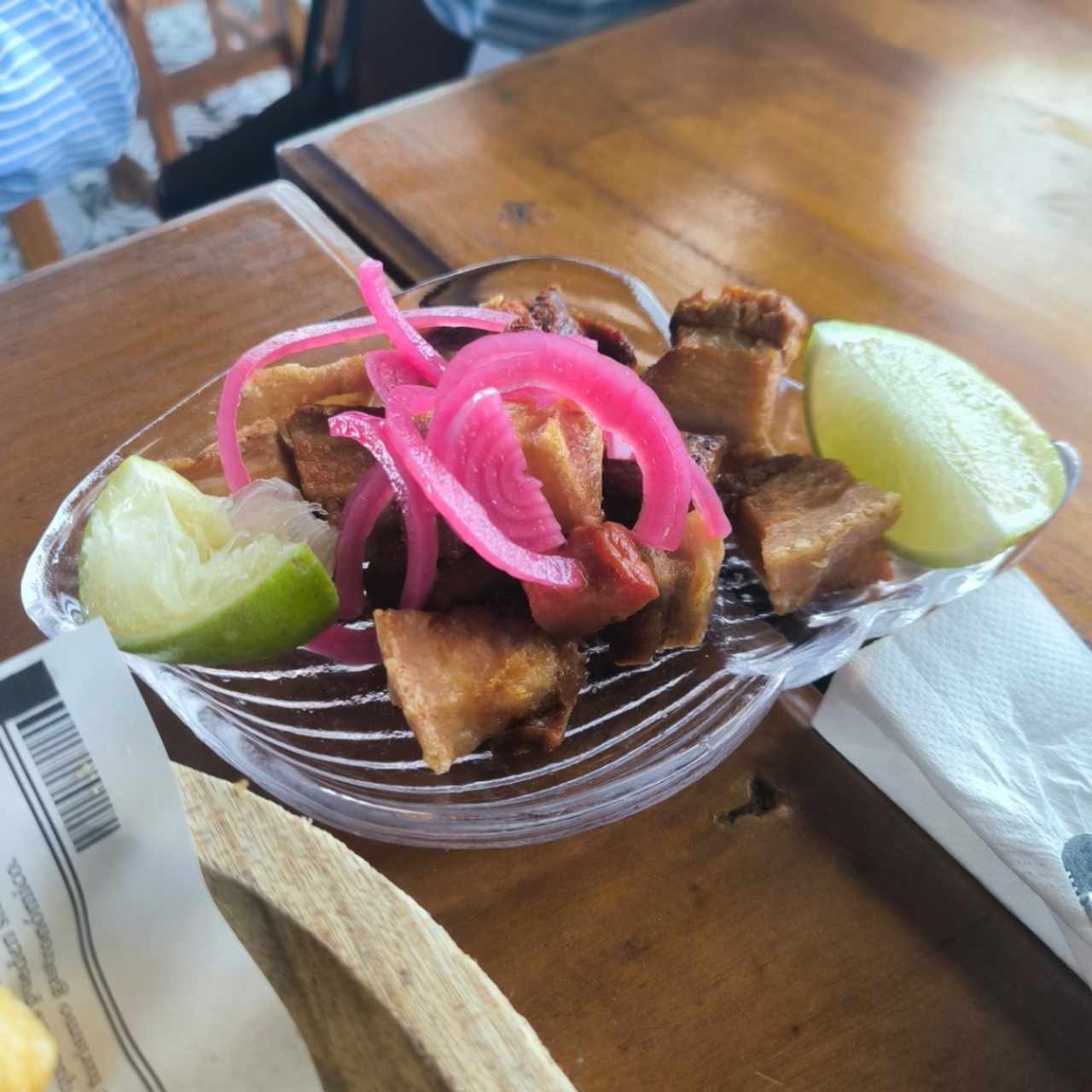 Entrada - chicharrón de porkbelly