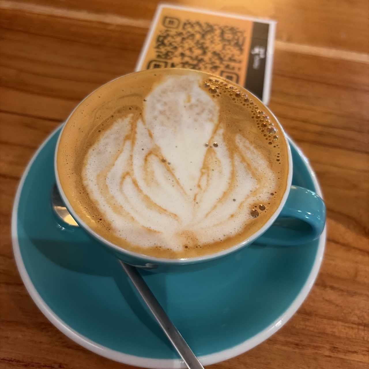 Flat white en leche de soya