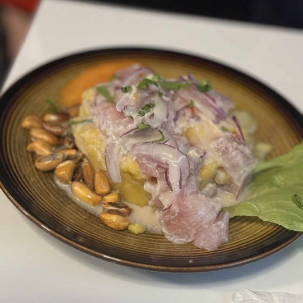Ceviche de pescado 