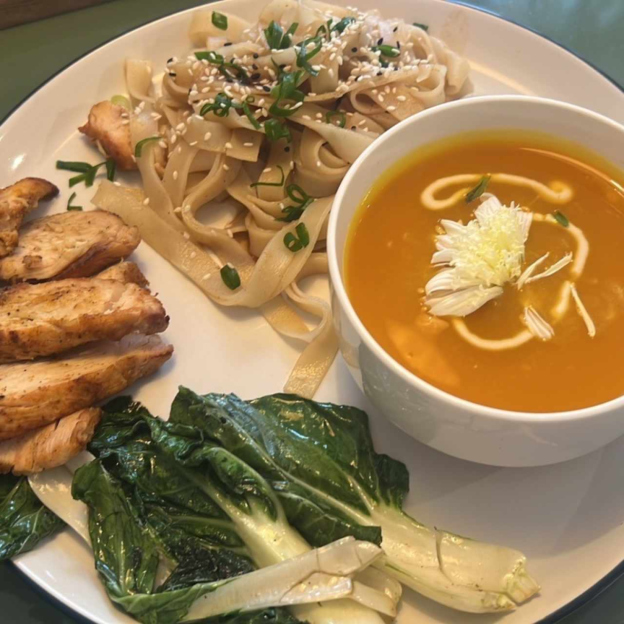 Menu del dia rice noodles