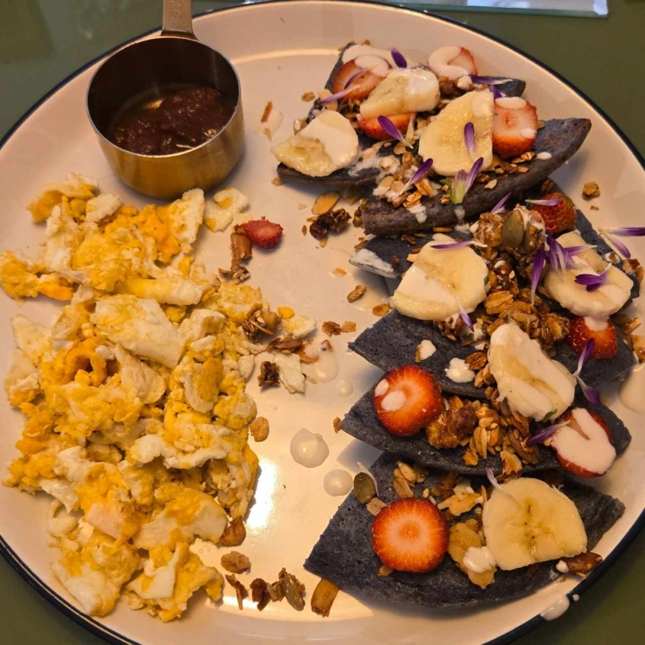 Pancakes 💙 Menú Brunch Chakras 