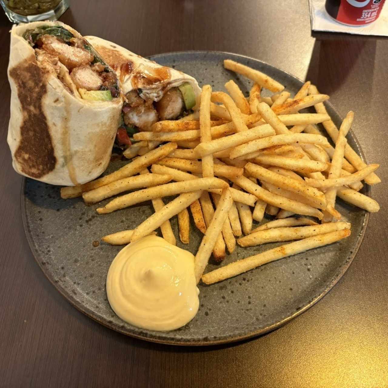 Wrap de Pollo Apanado