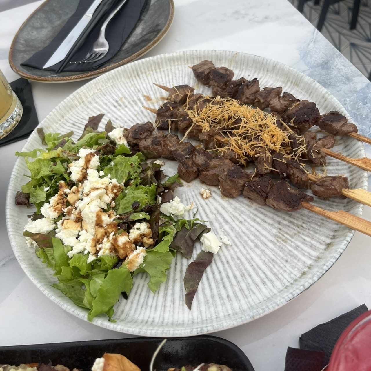 Entraña en palito