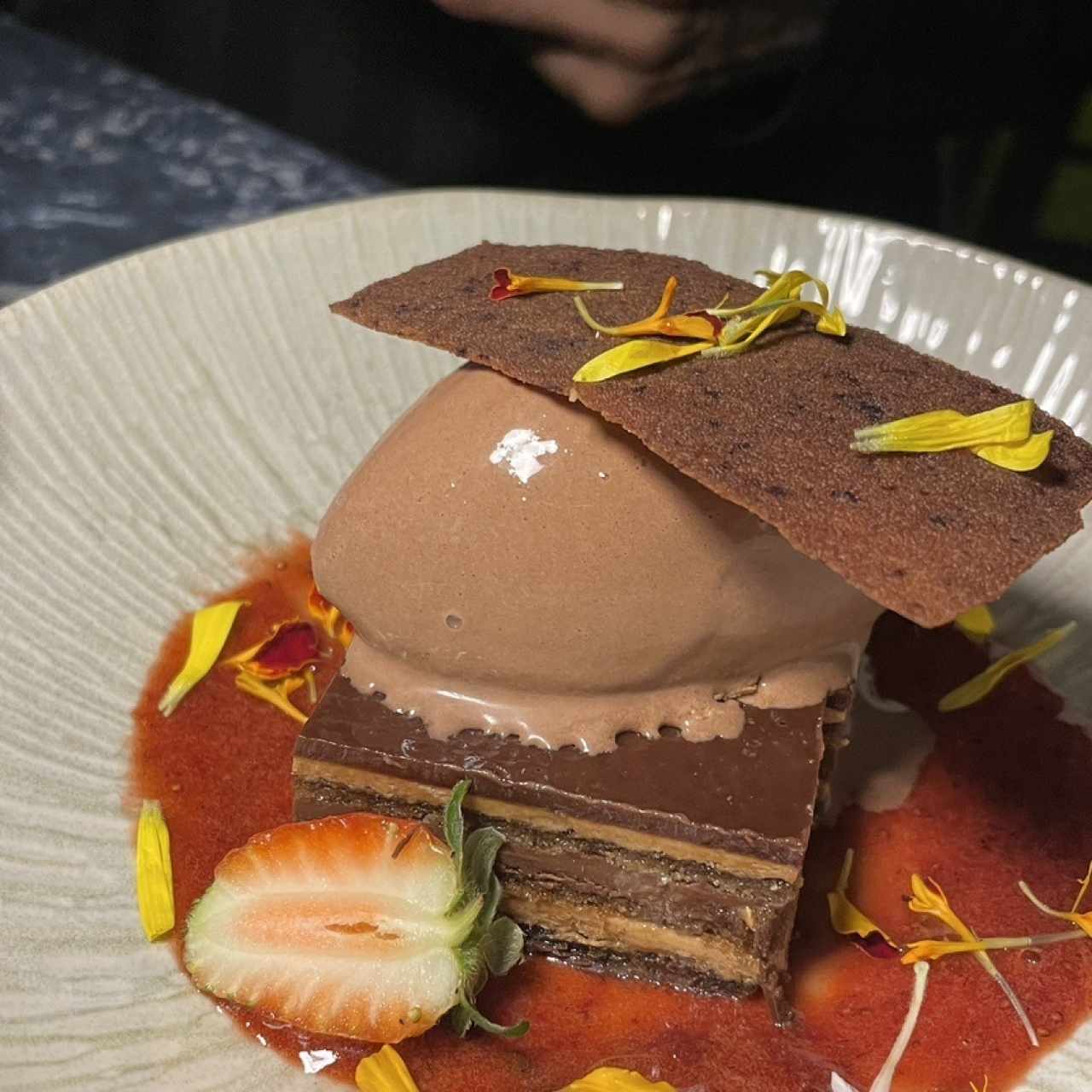 Textura de chocolate