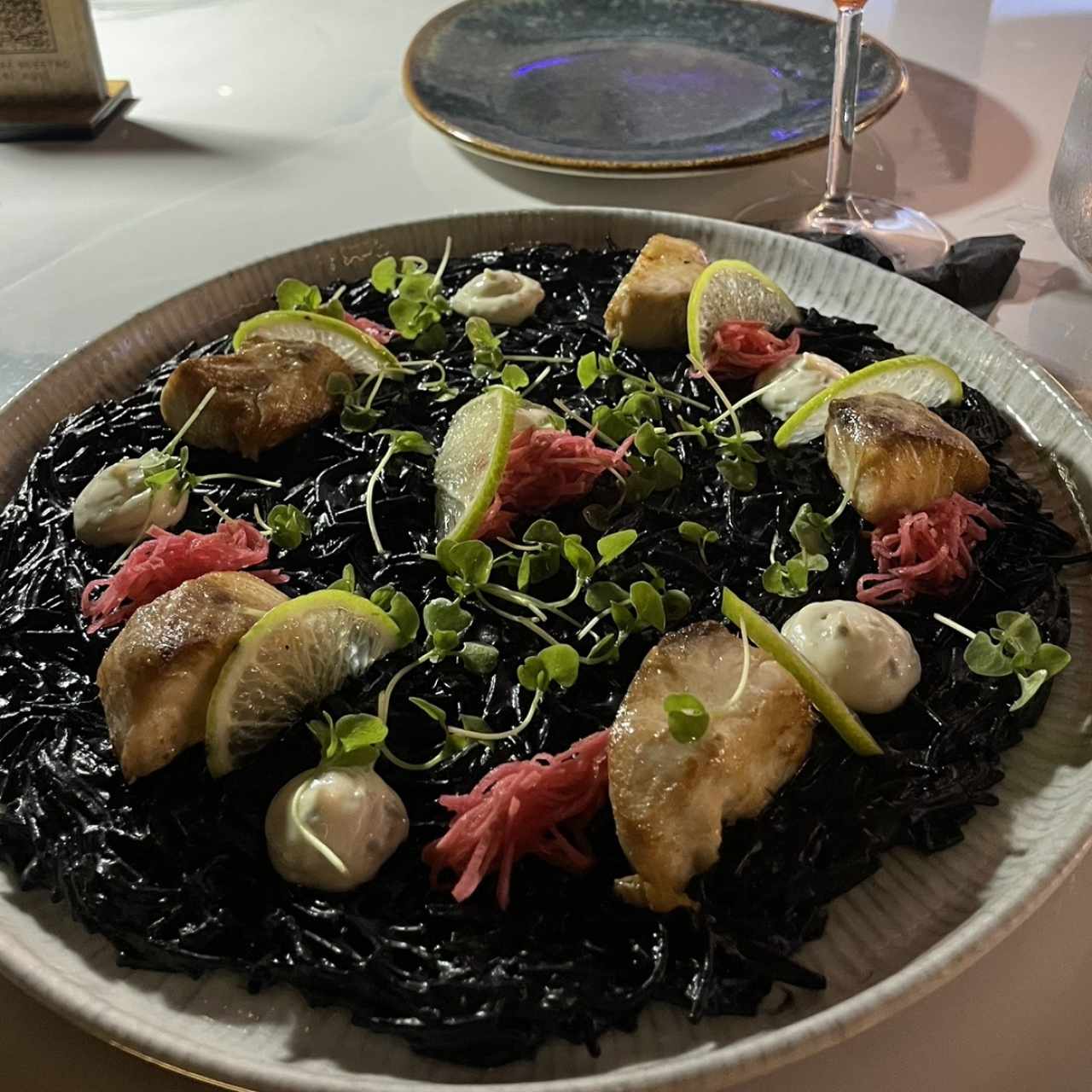 Fideua con pescado