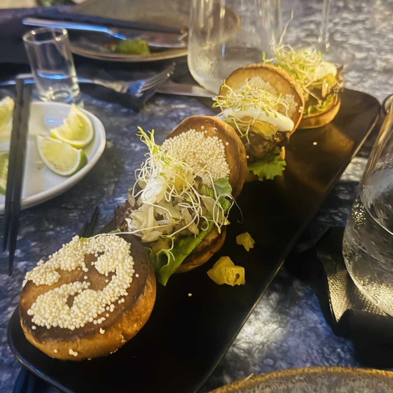 Mini hamburguesa 