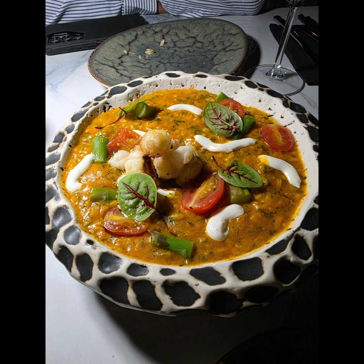 Arroz caldoso de langosta 