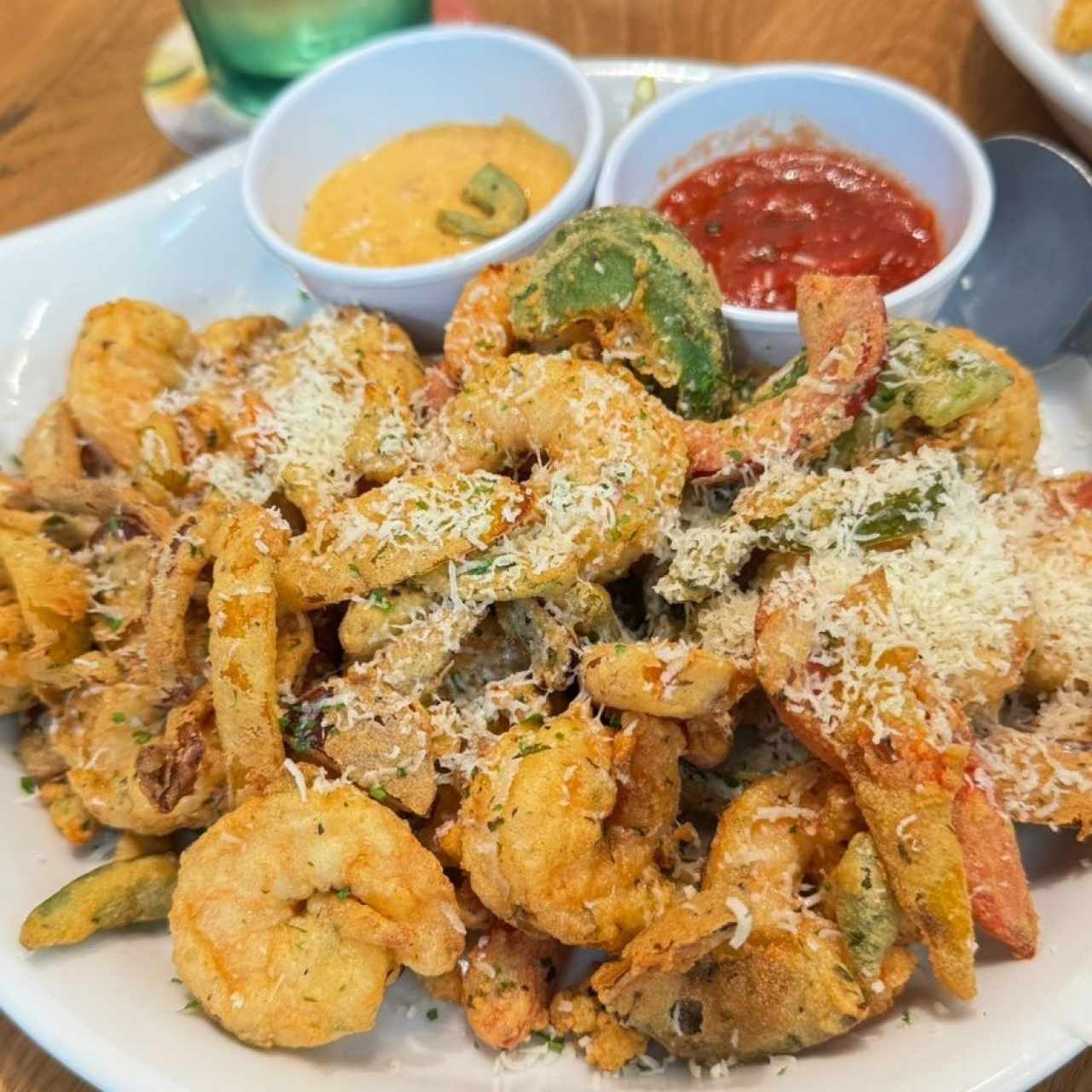 Shrimp fritto mixto