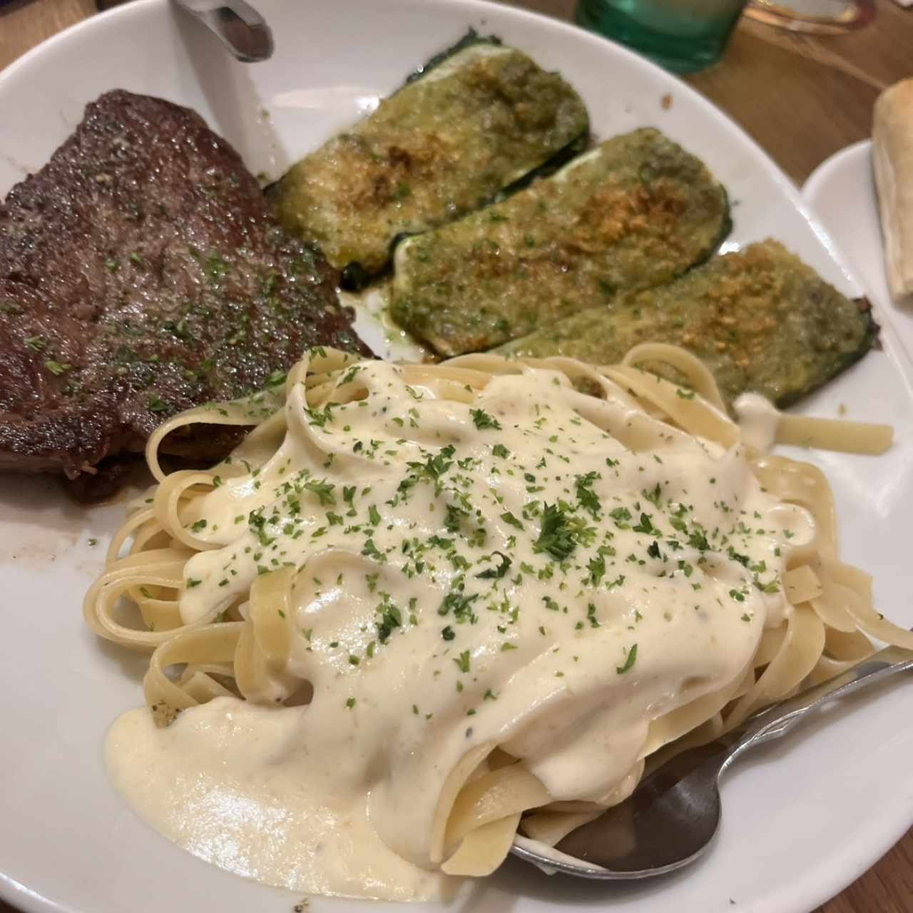 Steak Alfredo