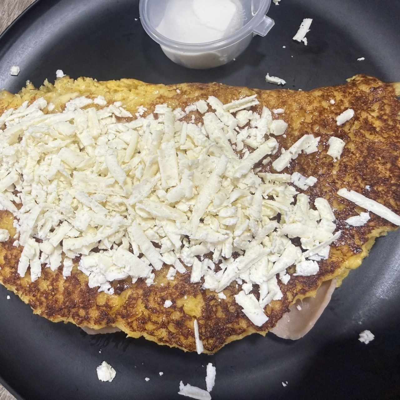 Cachapa jamón y queso